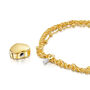 Rope Chain Heart Urn Ashes Bracelet – 18 K Gold Plate, thumbnail 5 of 7