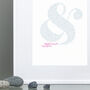 Personalised Perfect Pairs Wedding Or Anniversary Print, thumbnail 2 of 3