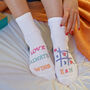 Love Always Wins Personalised Socks, thumbnail 3 of 3
