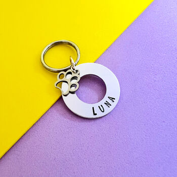 Personalised Pet Name Memory Keyring, 3 of 4
