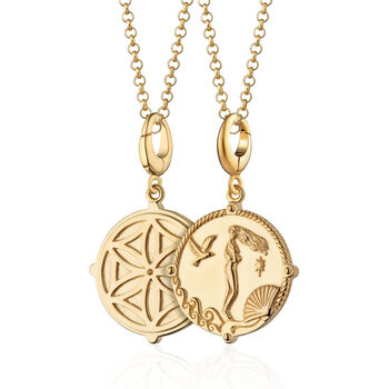18ct Gold Aphrodite Goddess Of Love Necklace, 2 of 7