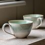 Reactive Glaze Mugs Set Of Four Choice Of Colours, thumbnail 3 of 7