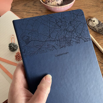 Personalised Map Journal Notebook, 11 of 11
