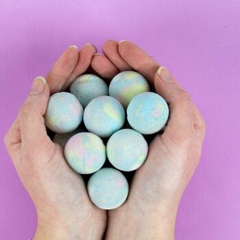Set Of 10 Unicorn Poo Bath Bombs, 2 of 6