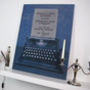 Personalised Typewriter Knitted Sign, thumbnail 4 of 7