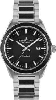 Jacques Lemans Solar Stainless Steel Bracelet Watch, 2 of 12