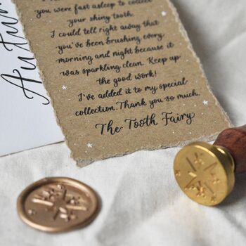 Personalised Children's Tooth Fairy Letter Certificate, 2 of 8