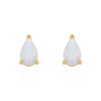 Clara Opal Stud Earrings, 4 of 6