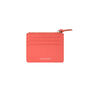 Zipped Coin And Card Holder Coral, thumbnail 2 of 5