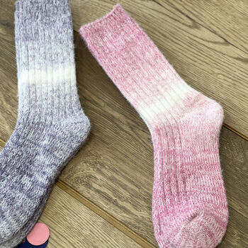 Personalised Embroidered Birthday Year Snug Socks, 3 of 8