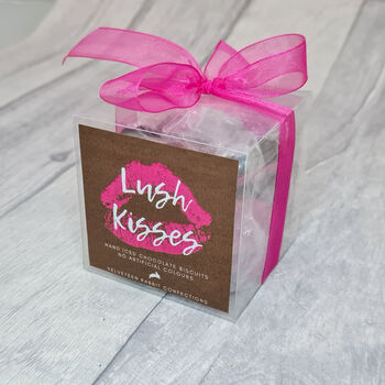 Valentine's Biscuits Gift, Lush Kisses, Lips Biscuits, 4 of 4