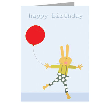 Bunny Happy Birthday Card, 2 of 4