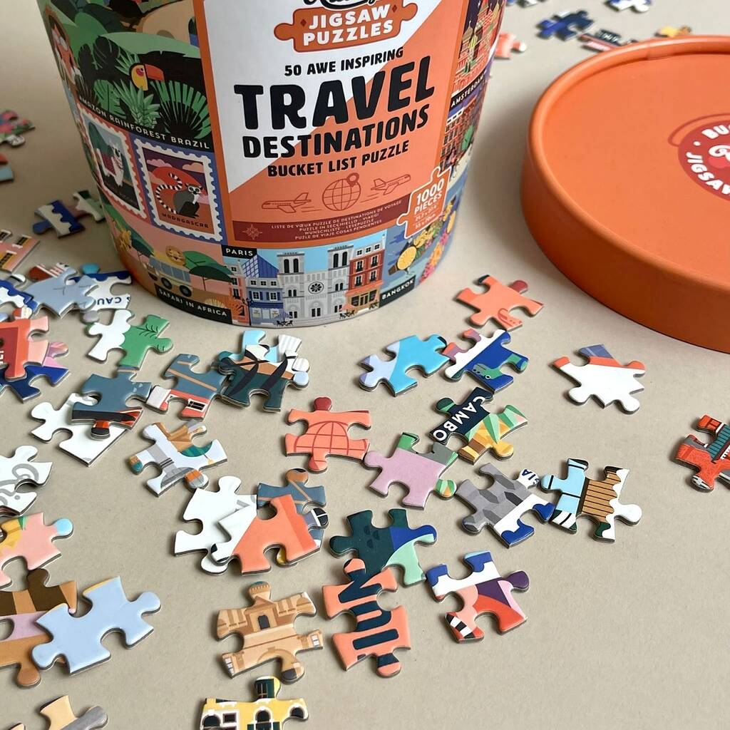 Awe Inspiring Travel Destinations 1000 Piece Jigsaw, 1 of 4