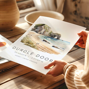 Dorset Travel Print Of Durdle Door, 6 of 7