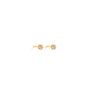 April Quartz Birthstone 18k Gold Vermeil Stud Earrings, thumbnail 1 of 4