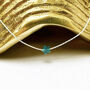 Teal Jade Star Silver Or Gold Necklace, thumbnail 1 of 4