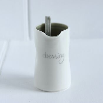 Handmade Colourful Porcelain Dressing Jug And Spoon, 11 of 12