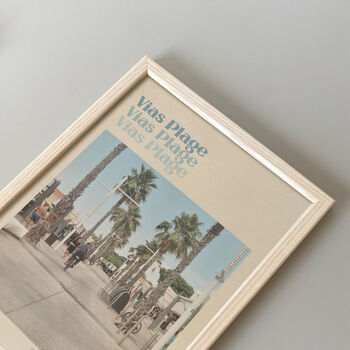 Personalised Retro Photo Holiday Print, Unframed, 6 of 8
