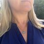 The T Bar Turquoise Necklace, Gold Plated, thumbnail 5 of 9