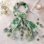 Peony Print Scarf, thumbnail 1 of 5