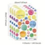 Multicoloured Polka Dot Wall Decal Stickers, Removable, thumbnail 5 of 5