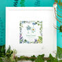 Personalised Baby Name Initial Wildflower Print, thumbnail 11 of 12