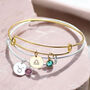 Zodiac Birthstone Bangle, thumbnail 6 of 11