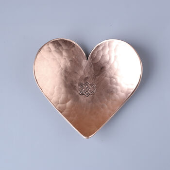 7th Anniversary Gift, Copper Heart Dish, 4 of 11
