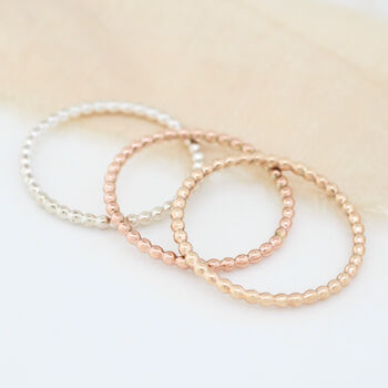 Thin Ring. 9ct Gold Stackable Ring, 11 of 11