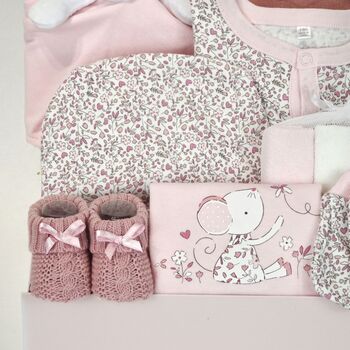 Little Mouse New Baby Girl Gift Set Hamper, 5 of 7