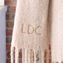 Personalised Gold Initials Recycled Oversized Scarf, thumbnail 3 of 10