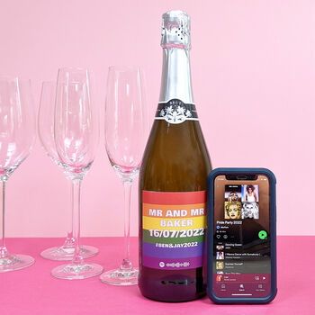 Personalised Pride Party Prosecco And Playlist, 2 of 2