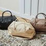 Personalised Weekend Holdall Bag In Taupe, thumbnail 3 of 3