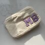 Personalised Medium Nylon Pouch Patch Toiletry Makeup Cosmetic Bag, thumbnail 2 of 2