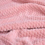 Personalised Dusty Pink Honeycomb Baby Blanket, thumbnail 5 of 9