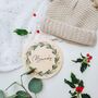 Personalised Christmas Wreath Sign, thumbnail 3 of 5