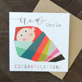 New Uncle Baby Card, 5 of 5