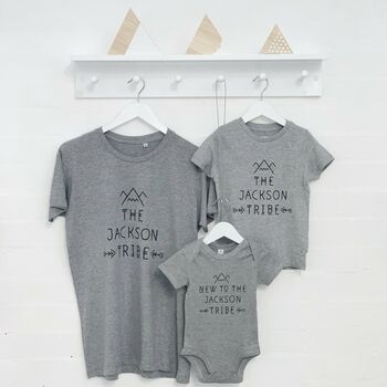 Personalised Family Tribe T Shirt And Babygrow Set, 2 of 6