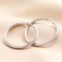 Stainless Steel Hoop Earrings, thumbnail 11 of 12