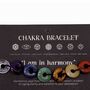 Chakra Gemstone Beaded String Bracelet, thumbnail 1 of 2