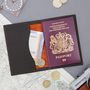 World Traveller Leather Passport Wallet, thumbnail 1 of 9