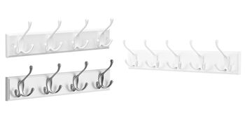 Wall Mounted Coat Rack With Triple Hooks Design, 10 of 10