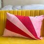 Velvet Stripe Bolster Cushion, thumbnail 4 of 6