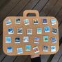 Travel Suitcase Enamel Pin Display Board, thumbnail 1 of 6