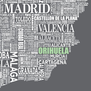 Personalised Spain Map, 3 of 4
