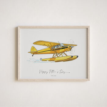 Personalised Plane Portrait, Father's Day Gift For Dad, 7 of 12