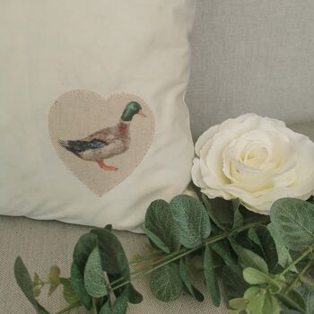 Duck Cushion Personalised Country Cottage Style, 4 of 11