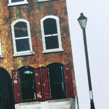 'Spitalfields, London' Recycled Paper Collage Print, 2 of 5