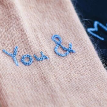 You And Me Couples Socks, 3 of 8