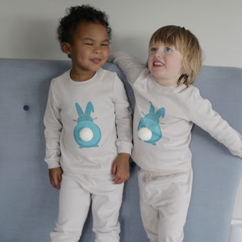 Kids Bunny Pyjamas For Siblings Or Friends, 4 of 5